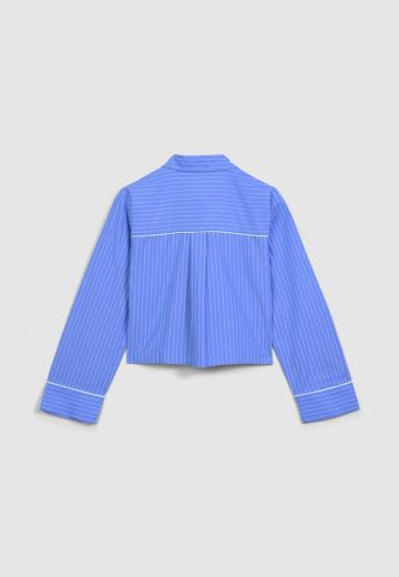 Атласная блузка