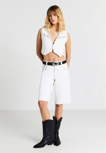 Джинсовая жилетка