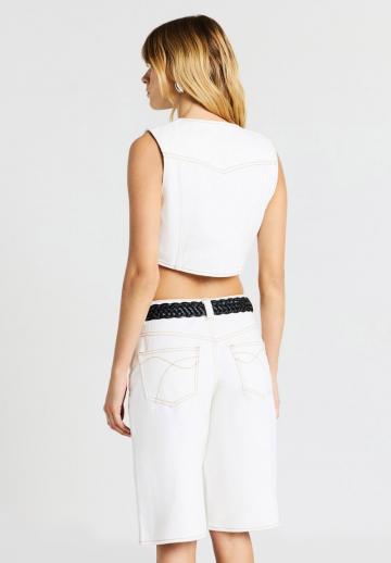 Джинсовая жилетка