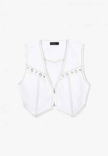 Джинсовая жилетка