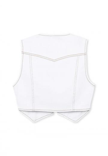 Джинсовая жилетка