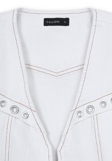 Джинсовая жилетка