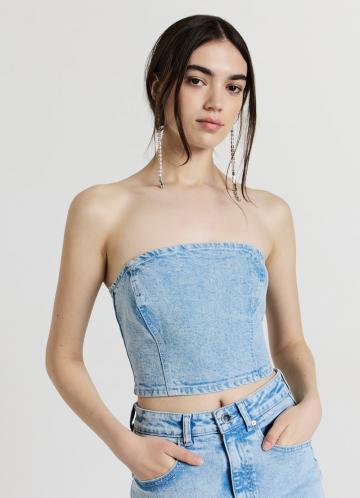 Топ на бретельках