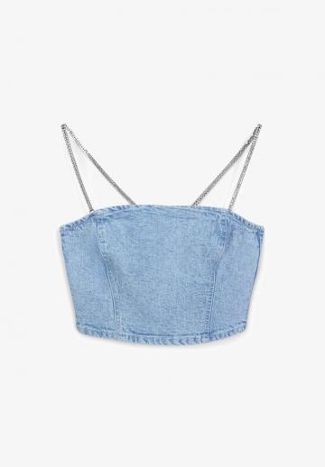 Топ на бретельках