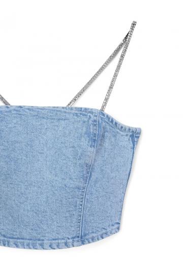 Топ на бретельках