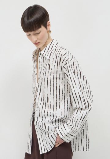 Атласная блузка