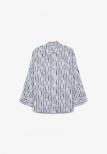 Атласная блузка