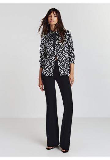 Атласная блузка