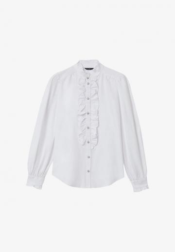 Атласная блузка