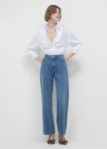 Атласная блузка