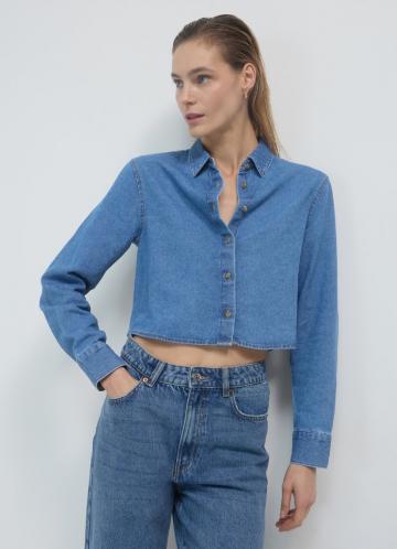 Джинсовая блузка