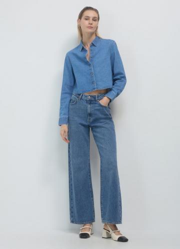 Джинсовая блузка