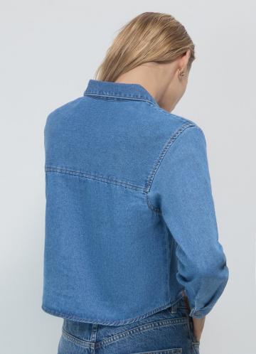 Джинсовая блузка