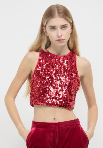 Блузка без рукавов