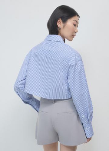 Атласная блузка