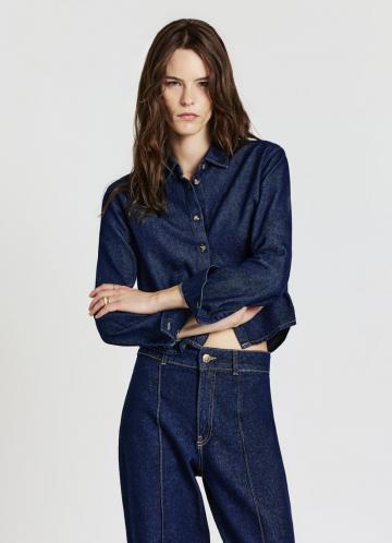 Джинсовая блузка