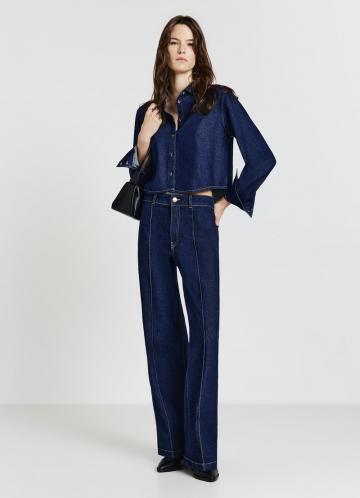 Джинсовая блузка