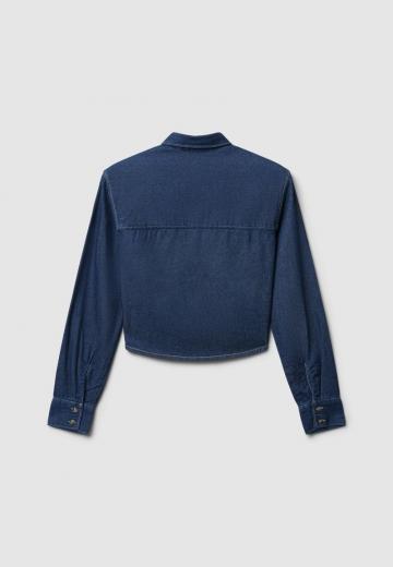 Джинсовая блузка