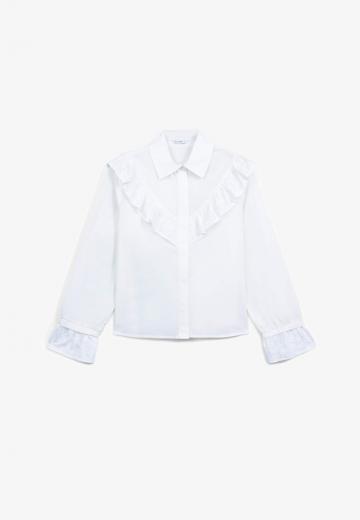 Атласная блузка