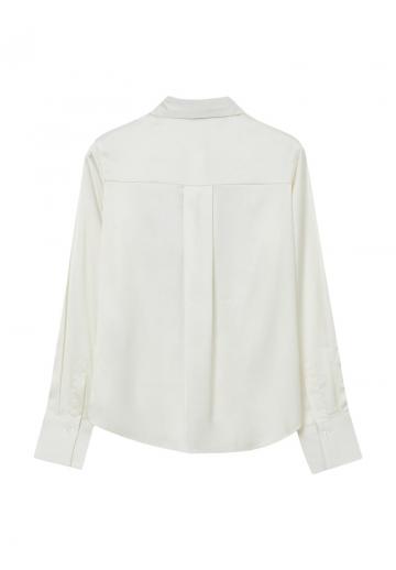 Атласная блузка