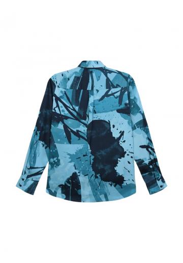 Атласная блузка