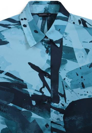 Атласная блузка