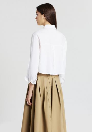 Атласная блузка