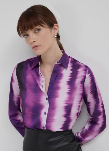 Атласная блузка