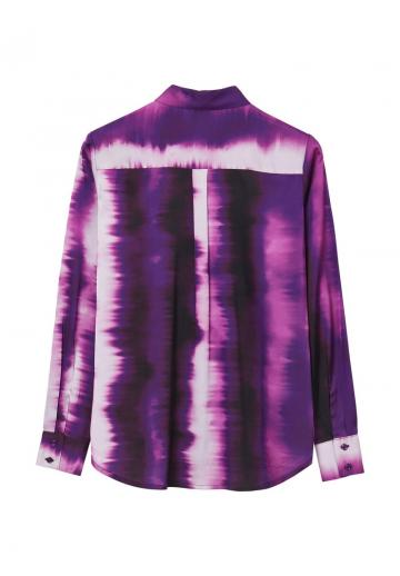 Атласная блузка