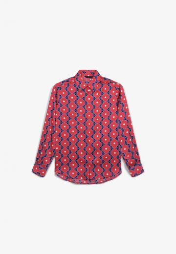 Атласная блузка