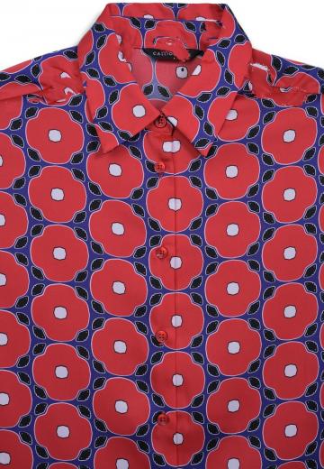 Атласная блузка