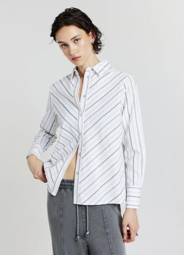 Атласная блузка