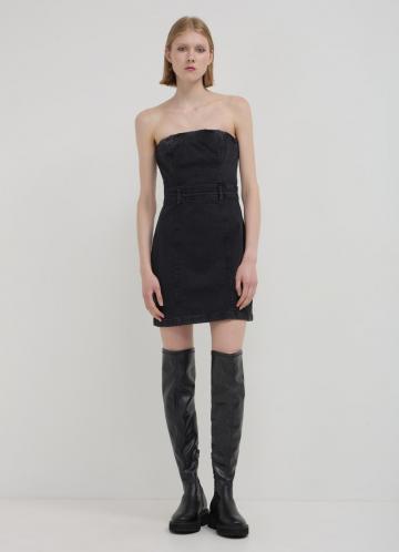 Джинсовое платье