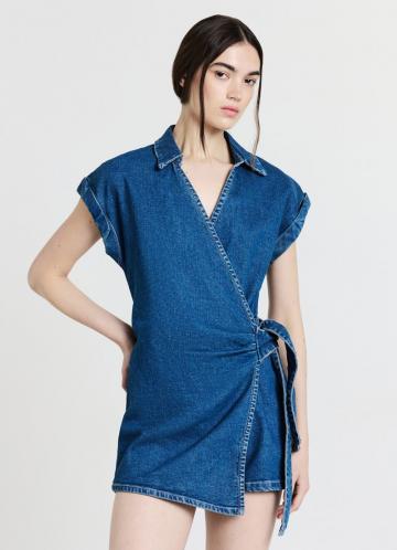 Джинсовое платье