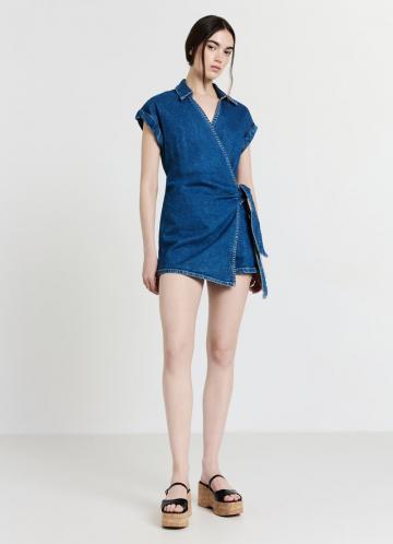 Джинсовое платье