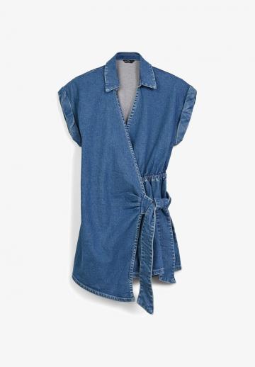 Джинсовое платье