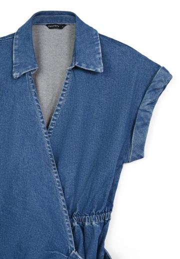 Джинсовое платье