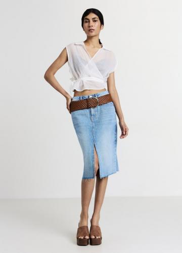 Джинсовая юбка