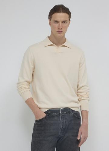 Поло с длинным рукавом
