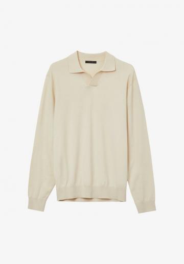 Поло с длинным рукавом