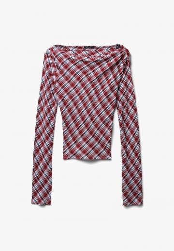 Атласная блузка