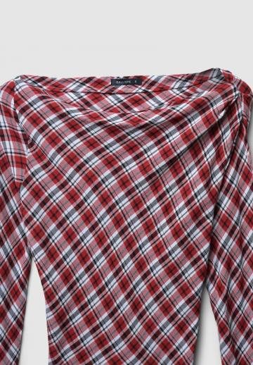 Атласная блузка