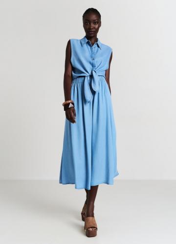 Джинсовая жилетка