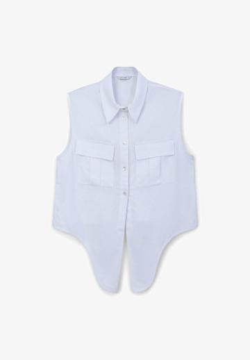 Джинсовая жилетка