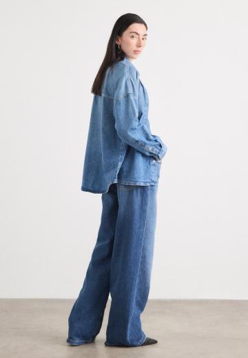 Джинсовая блузка