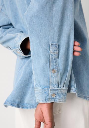 Джинсовая блузка