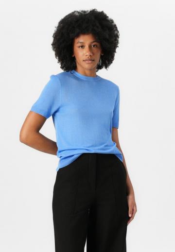 Пуловер с коротким рукавом