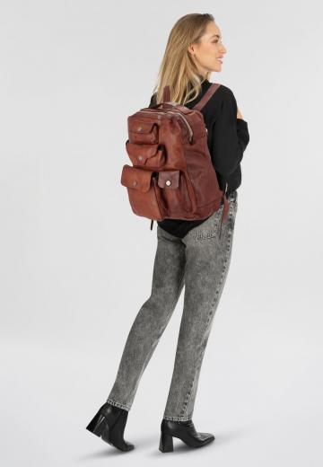 Кожаный рюкзак