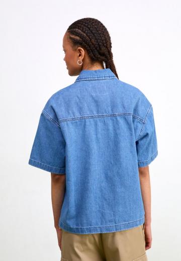 Джинсовая блузка