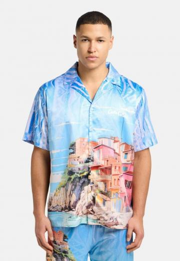 Атласная блузка